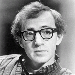 1991 Ford Crown Victoria - Portrait of comedian and filmmaker Woody Allen.