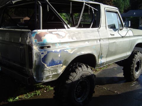 1978 Ford Bronco - Did some more "bodywork"