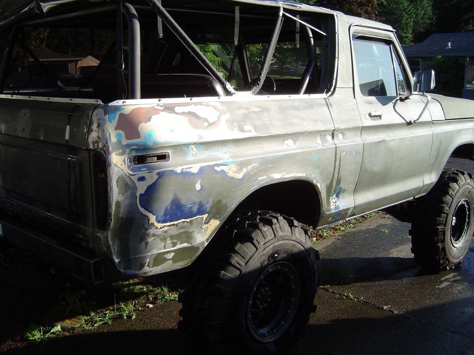 Did some more "bodywork"