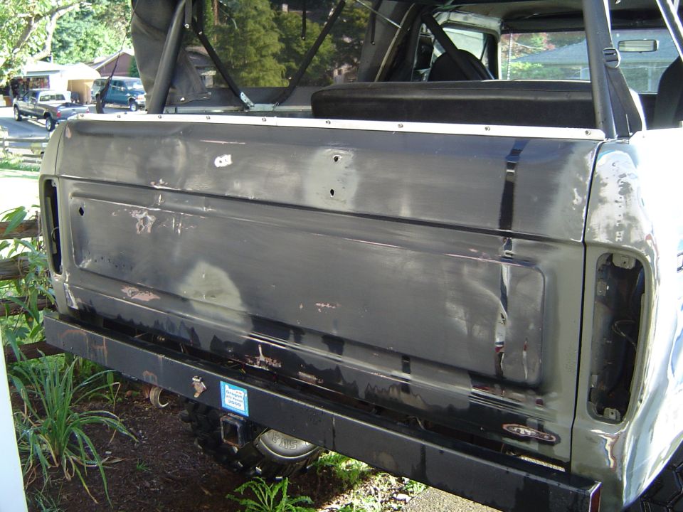 Got the "new" tailgate cleaned up