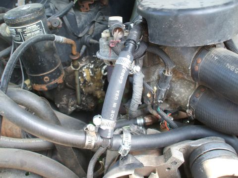 1990 Ford Bronco - the following week I found the solution. An Agriculture Supply shop that builds custom crop sprayers had high temp plastic. One 1/2 inch T…