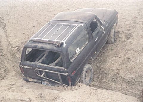 1978 Ford Bronco - whoops It took a big winch to get her out. thanks mike