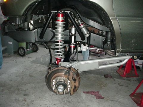 2001 Ford E150 - fRAME Painted and radius arms.