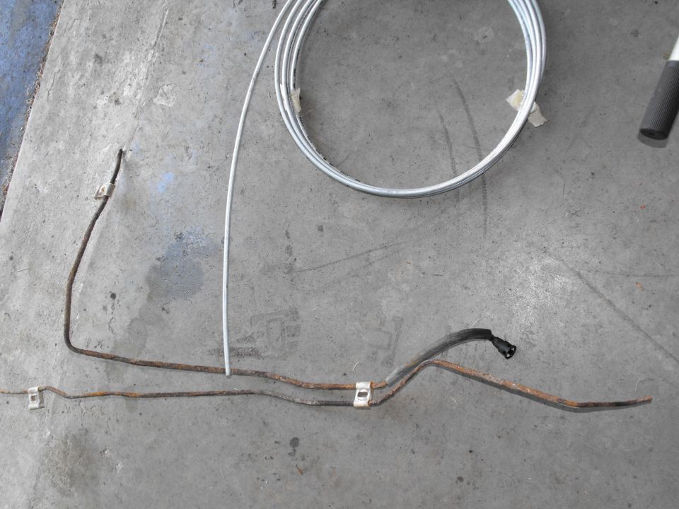 The 25 foot coil of 5/16" fuel line was $19.50 for the whole coil. I had several 1/4" coils laying around from previous cars. Saving the clips makes the re-installation a lot easier.