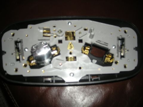 1986 Ford Bronco - This is a tail light assembly, likely for a vehicle, showing the internal sockets and connectors.