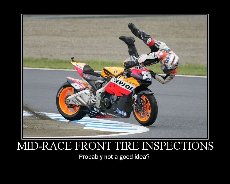 Midrace tire inspections