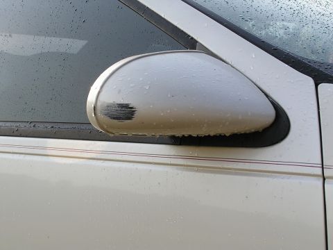 1995 Ford Thunderbird - Scuff on passenger mirror that will need some attention