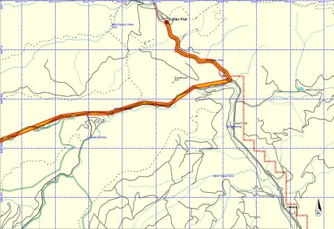 1996 Ford Bronco - Kaner Flat Map FS Rd 19