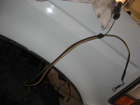 1995 Ford Bronco - One more pic of the factory charge wiring. I have the factory nunber for this harness, just need to add it at a later time.