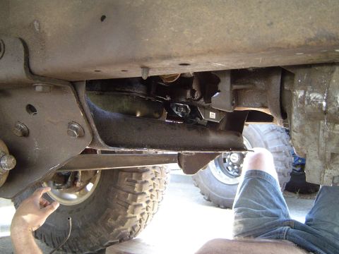 1979 Ford Bronco - Crossmember as it sits