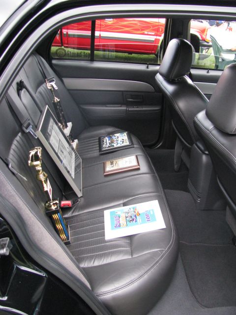 2003 Mercury Marauder - The framed window sticker and bounty so far.