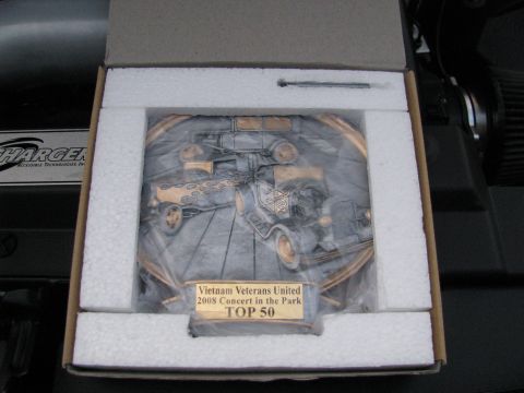 2003 Mercury Marauder - Commemorative plate from Vietnam Veterans United 2008 Concert in the Park, TOP 50.