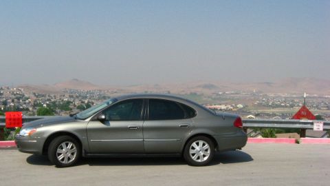 2003 Ford Taurus - 35% on front, 20% behind driver