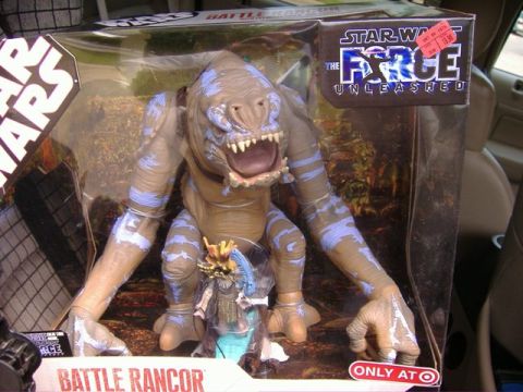 1991 Ford Bronco - Star Wars Battle Rancor toy in its original packaging, ready for display or play.