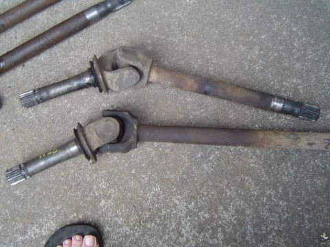 1989 Ford Bronco - Axle shafts from '87 "Hat hub" TTB $50