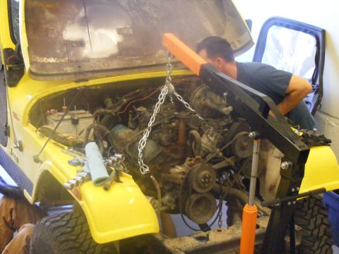 1981 Jeep CJ7 - first test fit