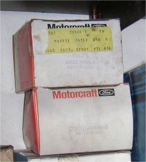 1972 Ford Ranchero - AC Blower Motor Switches