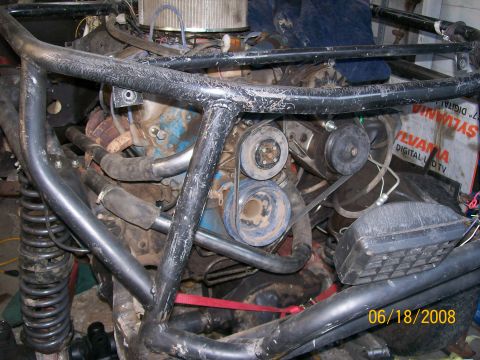 1984 Ford Bronco - cooling line route.