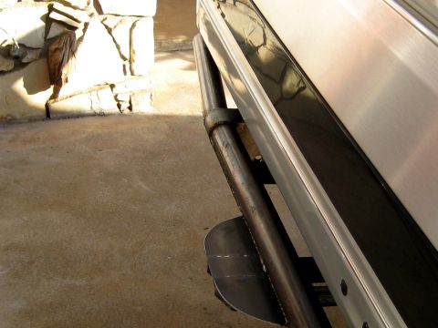 1996 Ford Bronco - A custom rear bumper assembly is attached to the vehicle.