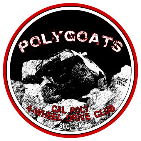 1993 Toyota 4Runner - Logo for the Cal Poly 4 Wheel Drive Club, an off-road vehicle and the founding year of 1966.