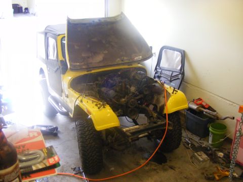1981 Jeep CJ7 - its in its new home