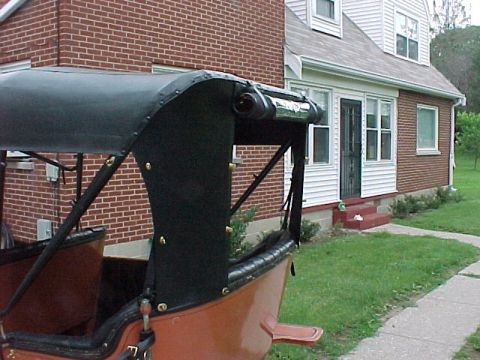 1912 Ford Model T - Roll up back window cuts wind resistance when cruising