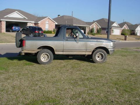 1991 Ford Bronco - topless