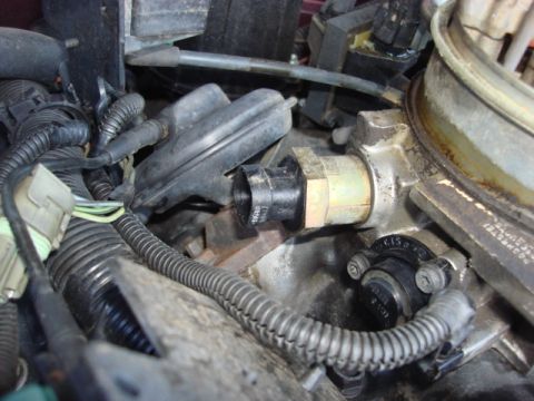 1983 Ford Bronco - unplug the sensor and set the plug aside.