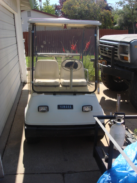 1983 Ford Bronco - here is the front of the cart