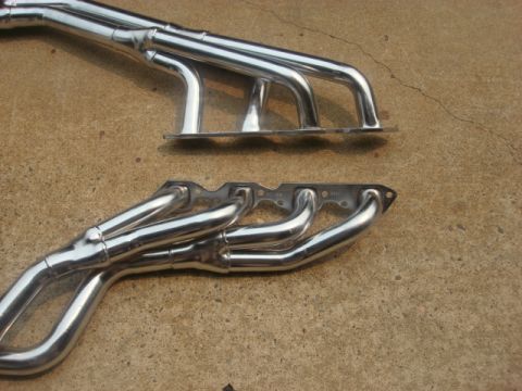 1983 Ford Bronco - here are the shiny new pipes. these have a coating and are not chrome, but they will look this way a long time they will go darker as they…