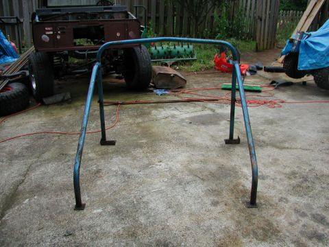 1967 Ford Bronco - Back View of the Roll Bar