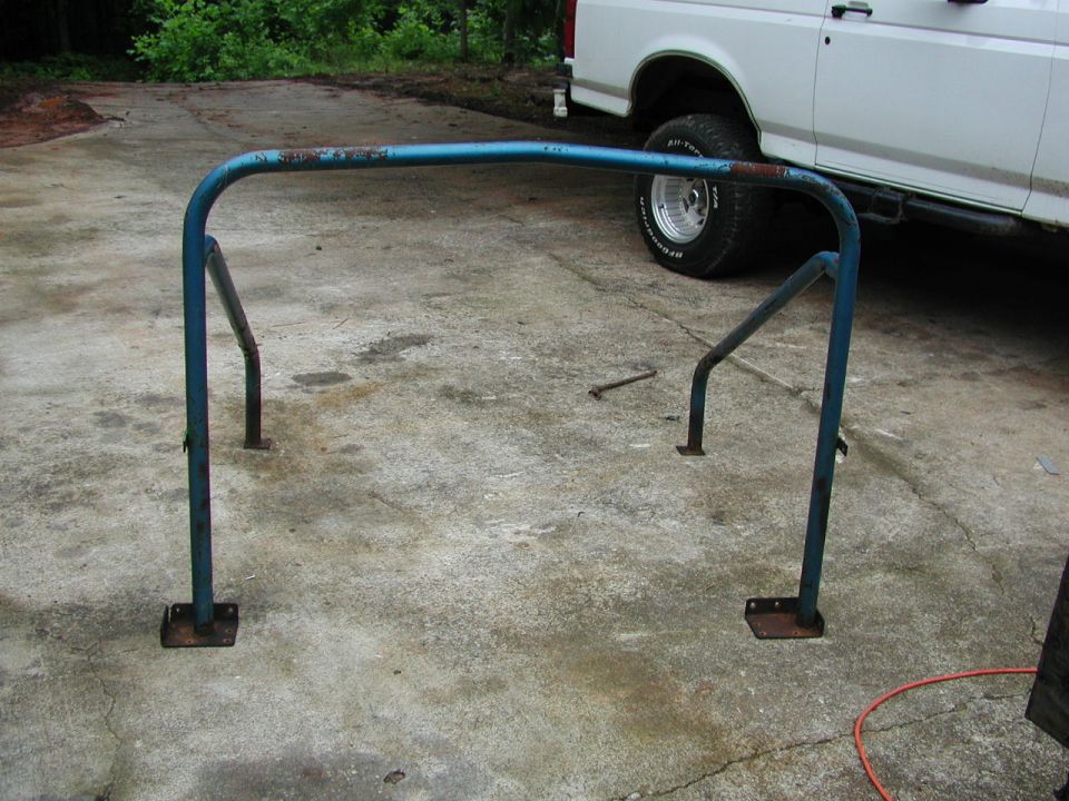 Front View of the Roll Bar