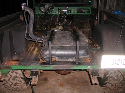 1967 Ford Bronco - Here is a rear veiw of the above frame tank mount