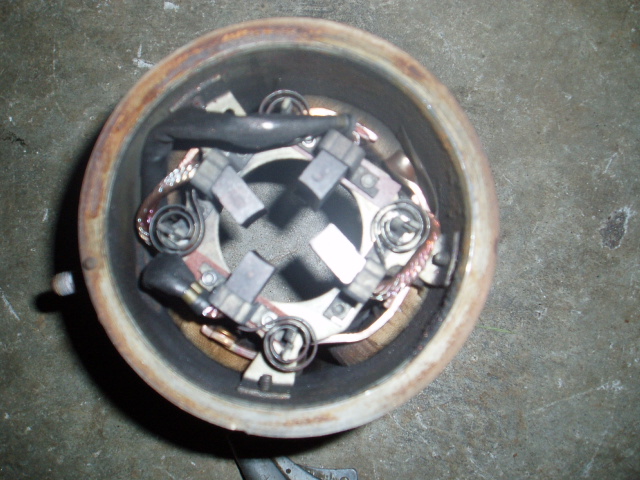 Motor stil works and is in good shape inside. I just used some air to clean  the inside.