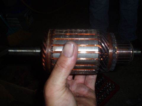 1980 Ford Bronco - the rest of the motor, had just a touch of rust and I later used some fine sandpaper to clean it up.