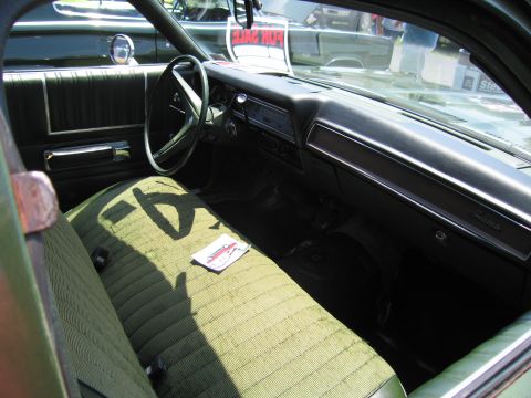2001 Ford Crown Victoria - Photograph of a vintage sedan interior, not a technical document.