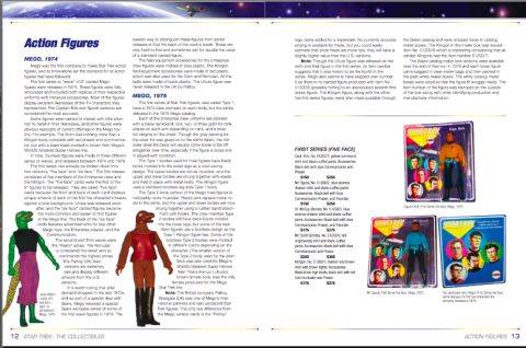 1984 Pontiac Fiero - Catalog page displays various Star Trek action figures from the first series, including Captain Kirk, Spock, and Dr. McCoy.