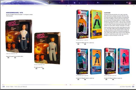 1984 Pontiac Fiero - Collection of Star Trek action figures displayed in their window box packaging.