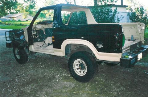 1983 Ford Bronco - I started at the firewall, like I suppose the factory did.