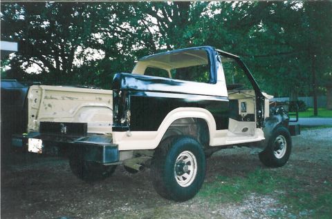 1983 Ford Bronco - This shot shows the cutout for the pre-'83 tailgate strikes. Later Broncos used a round hole for a strike bolt similar to the front doors'.