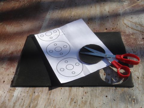 1975 Ford Ranchero - hole template