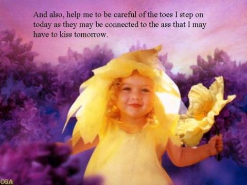 2006 Ford E350 - Child dressed as a flower with a quote about being careful.
