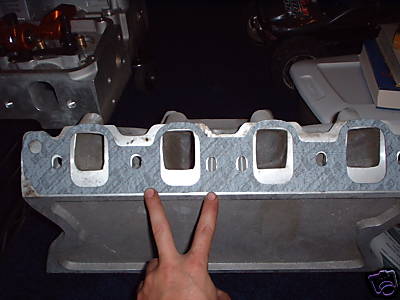 1972 Ford Ranchero - painfull to even look at "unfinished"ports in ripoff copy manifold