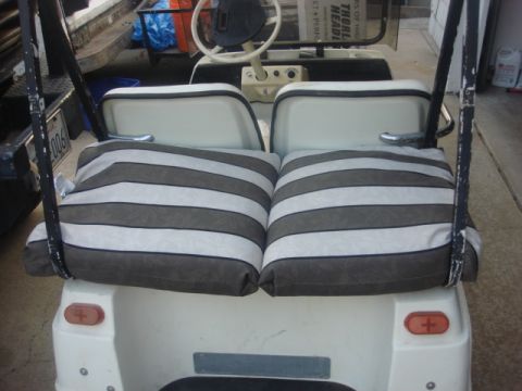 1983 Ford Bronco - again since this is a fast temp fix i got a rear lawn chair pad for the resr deck. this works great. i will update as i make a flip-flop se…