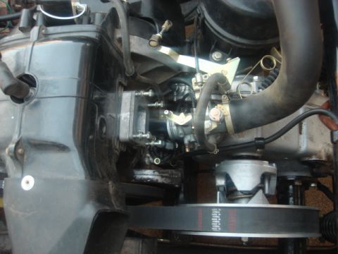 1983 Ford Bronco - I found the intake boot had a few cracks in it. so I bought a new one. i removed the hose clamp for the carb and set the carb aside. i then…