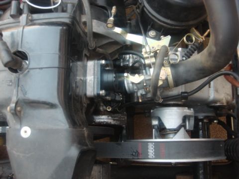 1983 Ford Bronco - you put the gasket then the reed valve then the intake boot and the carb and tighen all down. re-install the hose clamp and carb and go roa…