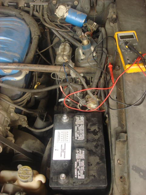 1983 Ford Bronco - well it was time to bring the old mustang back to life. the battery i had is 5 years old and will not hold a charge and the electric fan wi…