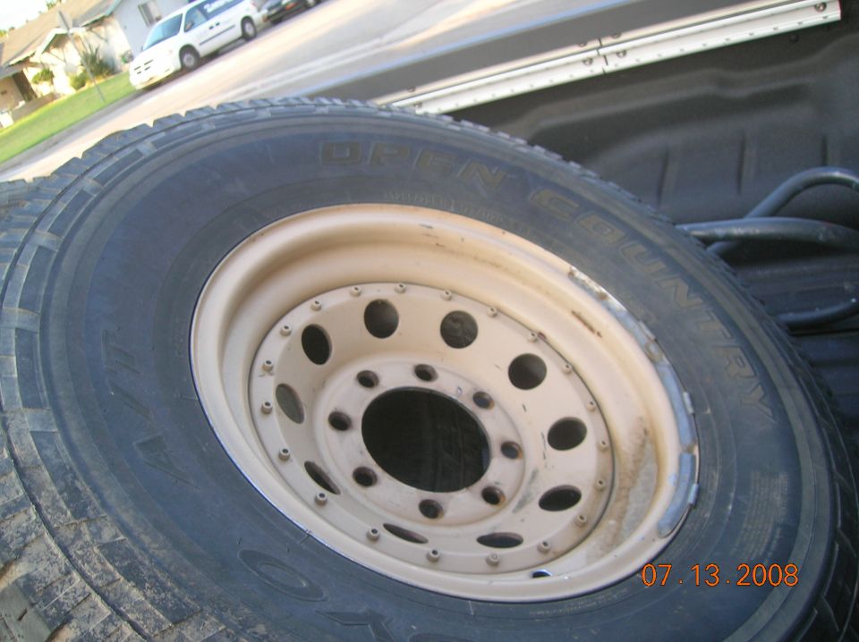 pic a part score... 8 lug 16 inch wheels