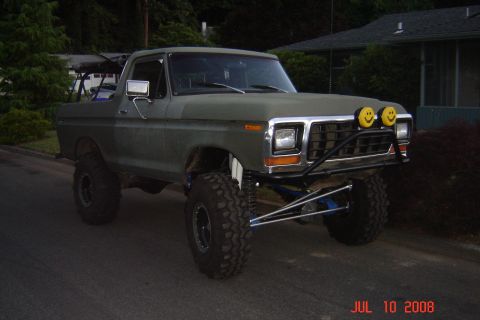 1978 Ford Bronco - Loaded up at my place and heading to Todds