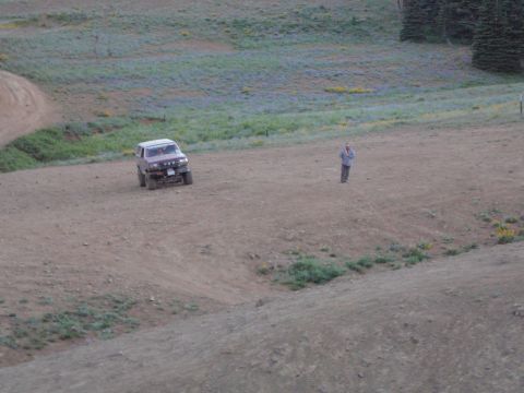 1991 Ford Bronco - Who's that guy? Carey looking on.